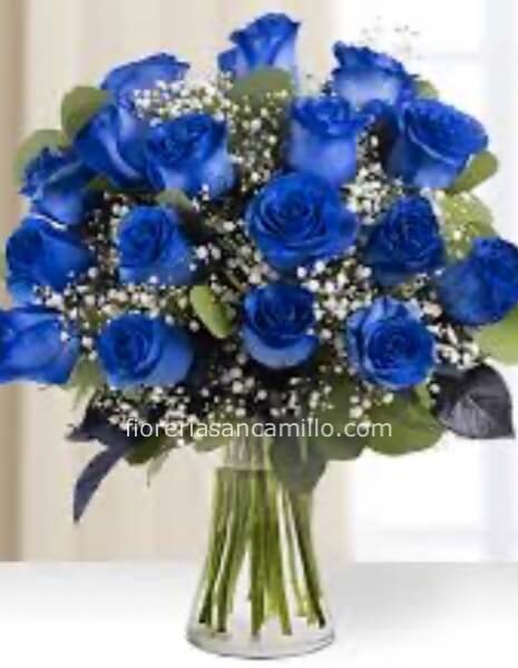 Bouquet di rose blu