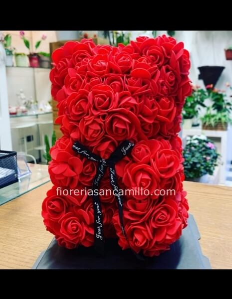Orsetto di rose 30cm
